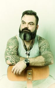 Portraitfotograf München Schauspielerportrait Charakterportrait mit polynesischen Tattoos